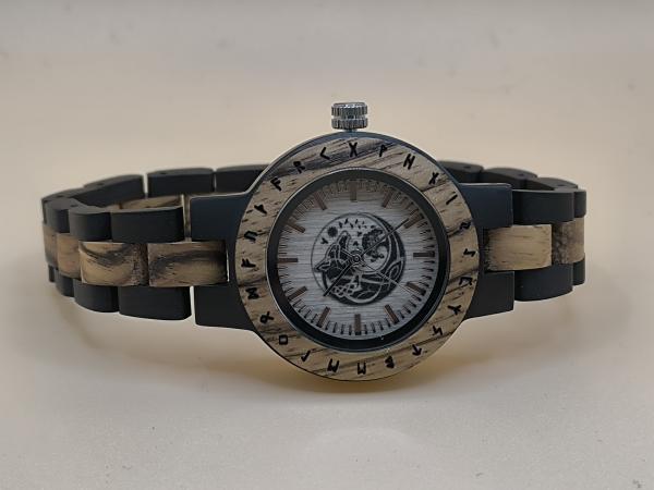 Panther & Baum Damen-Holzuhr